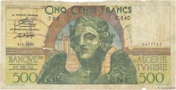 500 Francs TUNISIE  1950 P.28 B+