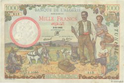 1000 Francs TUNISIE  1942 P.20a pr.SUP