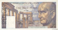 5000 Francs Spécimen TUNISIE  1950 P.30s pr.NEUF