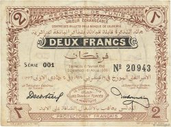 2 Francs TUNISIE  1918 P.34 TTB+