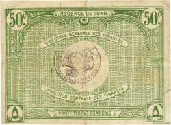 50 Centimes TUNISIA  1920 P.48 VF