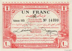 1 Franc TUNISIE  1920 P.49 SPL+