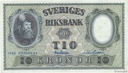 10 Kronor SUÈDE  1956 P.43d SPL