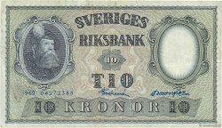 10 Kronor SUÈDE  1962 P.43i TB