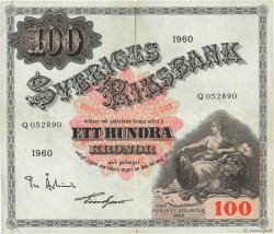 100 Kronor SUÈDE  1960 P.48b TTB