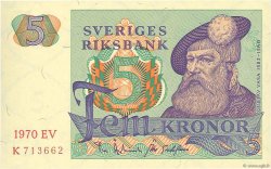 5 Kronor SUÈDE  1970 P.51b