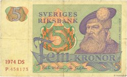5 Kronor SUÈDE  1974 P.51c TB