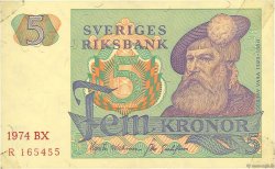 5 Kronor SUÈDE  1974 P.51c TTB