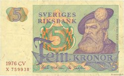 5 Kronor SUÈDE  1976 P.51c TB