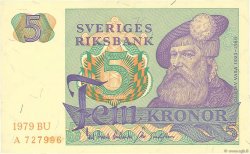 5 Kronor SUÈDE  1979 P.51d NEUF