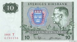 10 Kronor SUÈDE  1966 P.52b TTB+