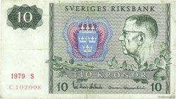 10 Kronor SUÈDE  1979 P.52d TB