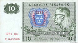 10 Kronor SWEDEN  1984 P.52e