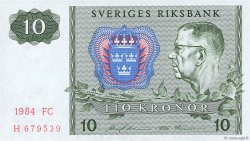 10 Kronor SUÈDE  1984 P.52e pr.NEUF