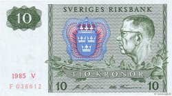 10 Kronor SUÈDE  1985 P.52d pr.NEUF