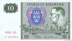 10 Kronor SUÈDE  1990 P.52e TTB+