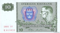 10 Kronor SUÈDE  1990 P.52e NEUF