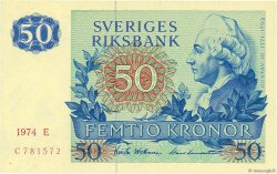 50 Kronor SUÈDE  1974 P.53b NEUF