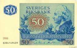 50 Kronor SUÈDE  1986 P.53d SPL