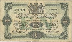 1 Krona SUÈDE  1919 P.32b B