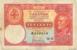 10 Cents SARAWAK  1940 P.25b TB+