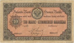 10 Markkaa FINLANDE  1889 P.A51 TB