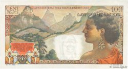 2 NF sur 100 Francs La Bourdonnais SAINT PIERRE ET MIQUELON  1960 P.32 TTB+