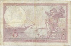 5 Francs FEMME CASQUÉE modifié FRANCE  1939 F.04.05 TB
