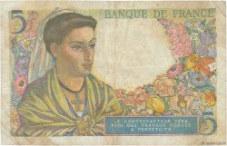 5 Francs BERGER FRANCE  1943 F.05.01 TB