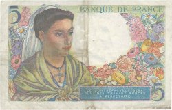 5 Francs BERGER FRANCE  1943 F.05.01 TTB