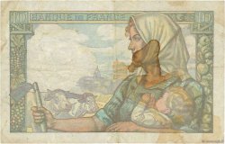 10 Francs MINEUR FRANCE  1942 F.08.03 TB