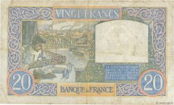 20 Francs TRAVAIL ET SCIENCE FRANCE  1940 F.12.07 TB