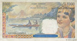 20 NF sur 1000 Francs Union Française SAINT PIERRE ET MIQUELON  1964 P.34 pr.TTB