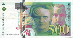 500 Francs PIERRE ET MARIE CURIE FRANCE  1995 F.76.02 TB+