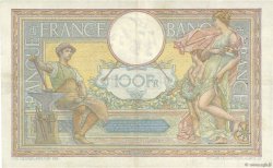 100 Francs LUC OLIVIER MERSON grands cartouches FRANCE  1924 F.24.02 TTB+