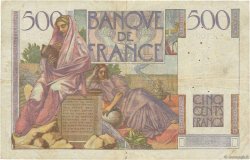 500 Francs CHATEAUBRIAND FRANCE  1947 F.34.07 TB+