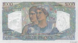 1000 Francs MINERVE ET HERCULE FRANCE  1949 F.41.30 SUP