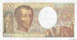 200 Francs MONTESQUIEU alphabet 101 FRANCE  1992 F.70bis.01 TTB+