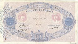 500 Francs BLEU ET ROSE FRANCE  1926 F.30.29 TB+