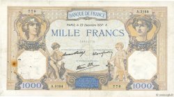 1000 Francs CÉRÈS ET MERCURE type modifié FRANCIA  1937 F.38.08