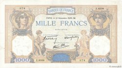 1000 Francs CÉRÈS ET MERCURE type modifié FRANCE  1939 F.38.39 TTB+