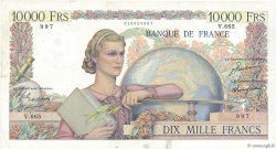 10000 Francs GÉNIE FRANÇAIS FRANCE  1950 F.50.28 pr.TTB