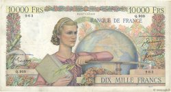 10000 Francs GÉNIE FRANÇAIS FRANCE  1950 F.50.38