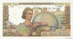 10000 Francs GÉNIE FRANÇAIS FRANCE  1954 F.50.70 SUP