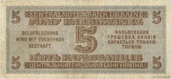 5 Karbowanez UKRAINE  1942 P.051 TB