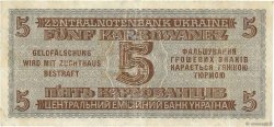 5 Karbowanez UKRAINE  1942 P.051 TB+