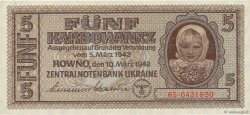5 Karbowanez UKRAINE  1942 P.051