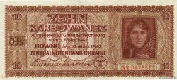 10 Karbowanez UKRAINE  1942 P.052