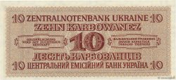 10 Karbowanez UKRAINE  1942 P.052 ST