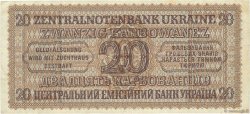 20 Karbowanez UKRAINE  1942 P.053 TB+